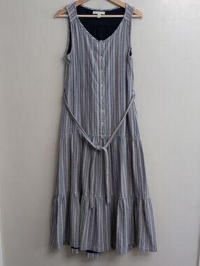 Chelsea & Violet Tiered Tie Waist Maxi Dress